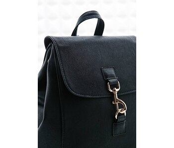 Small black backpack