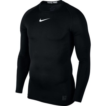 NIKE PRO LS TOP BLACK - Pro Keepers Line