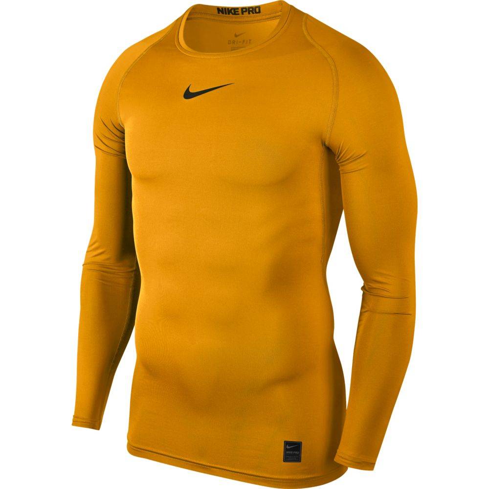 nike pro gold