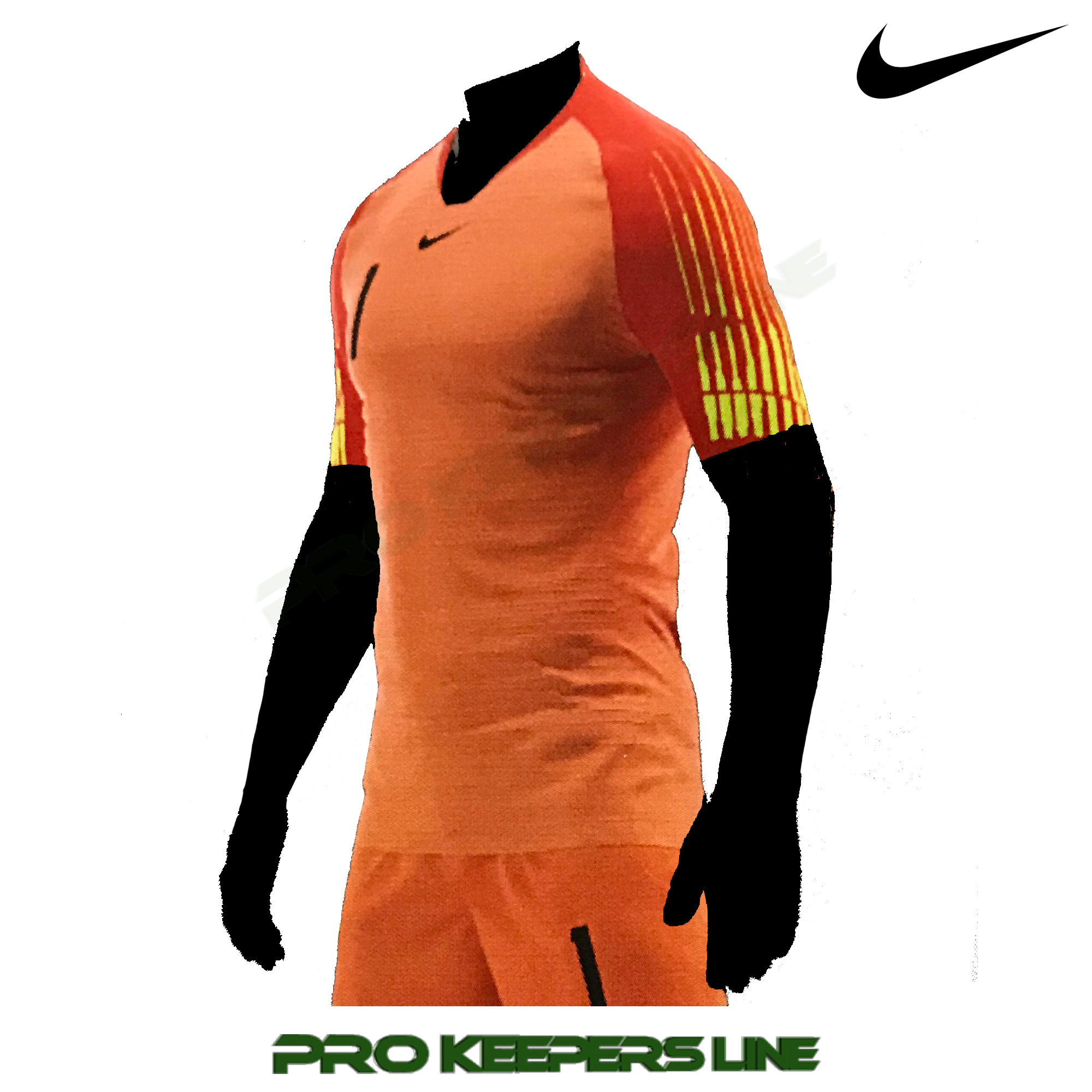 NIKE WORLD CUP 2018 PROMO SS GK JERSEY RUSH ORANGE/TEAM ORANGE - Pro  Keepers Line