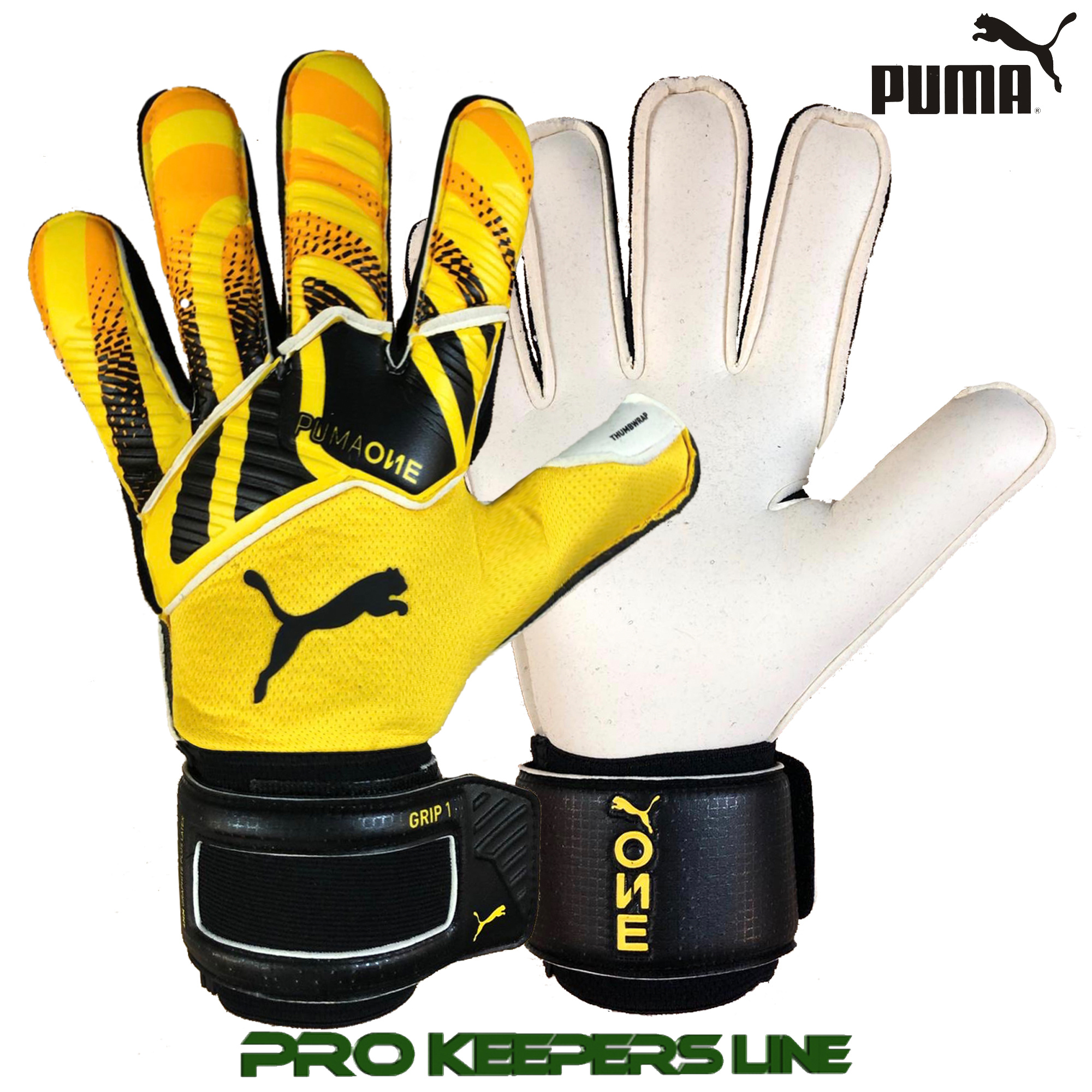 PUMA ONE GRIP 1 RC ULTRA YELLOW/BLACK - Pro Keepers Line