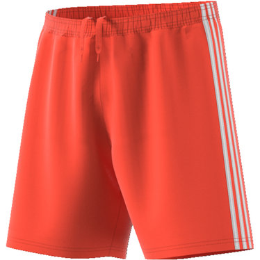 red adidas shorts