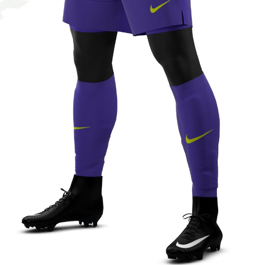 purple nike socks