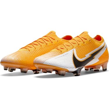 orange and white mercurials