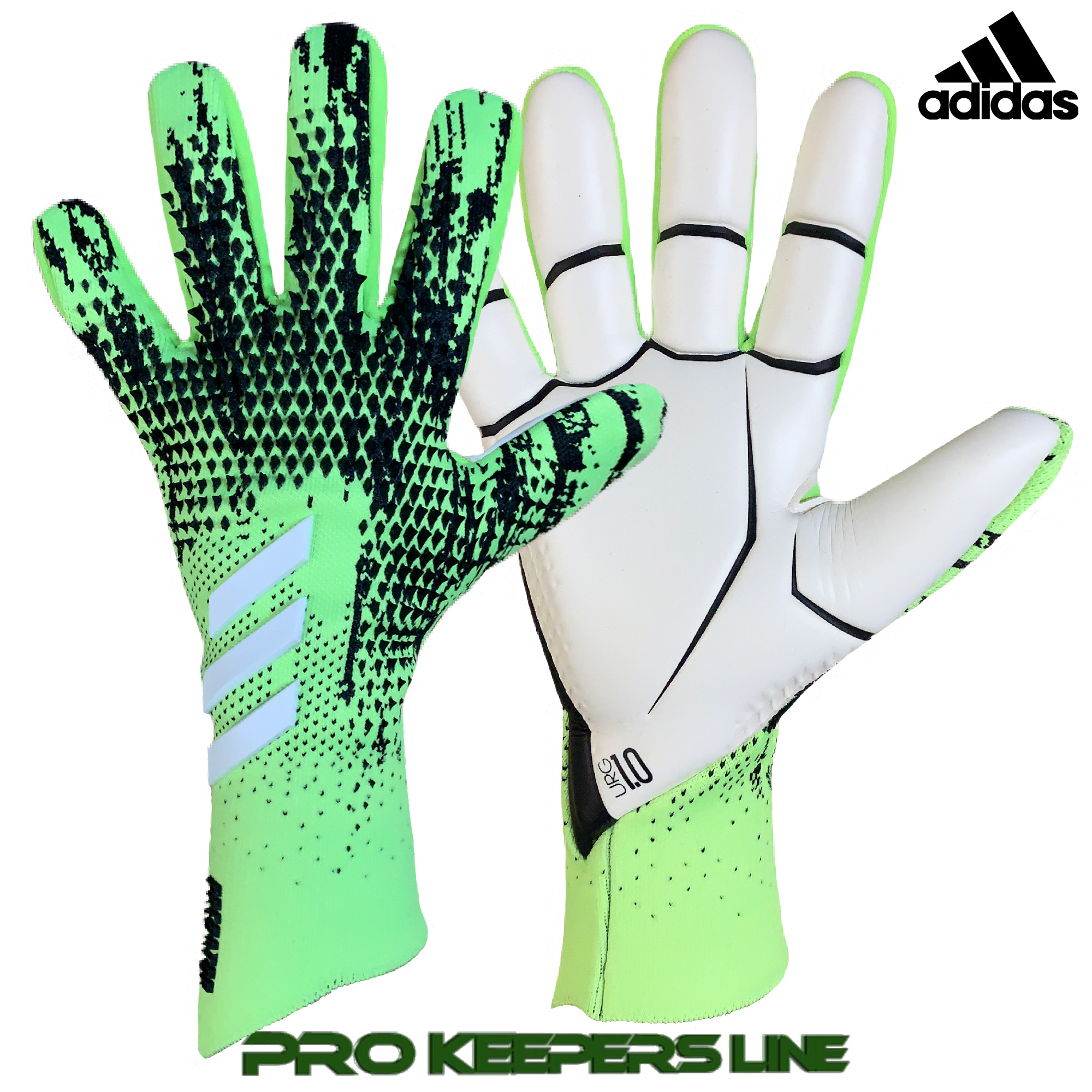 adidas predator green and black