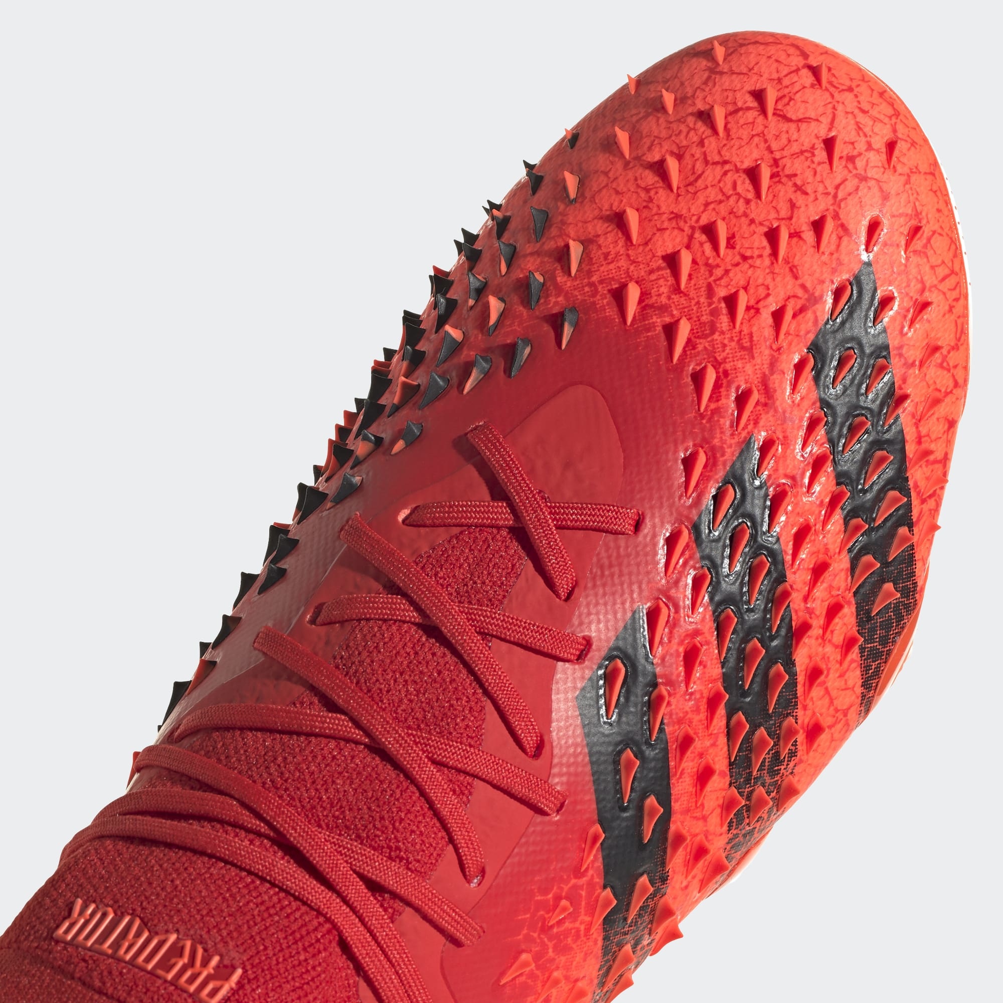 all red adidas predators
