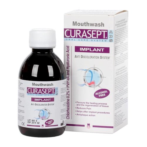 Curasept ADS Implant Mondspoelmiddel 0,20% CHX | 200 ml
