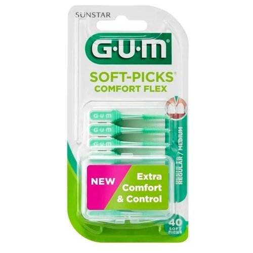 GUM GUM Soft-Picks Comfort Flex | Medium | 40 stuks