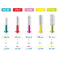 Curaprox Prime Refill Ragers | 06 | 2,2mm | Blauw | 8 stuks
