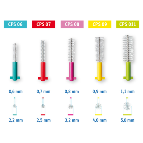 Curaprox Prime Refill Ragers | 06 | 2,2mm | Blauw | 8 stuks