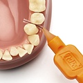 TePe Interdentale Ragers Original | Maat 1 | 0,45mm | Oranje | 6 stuks