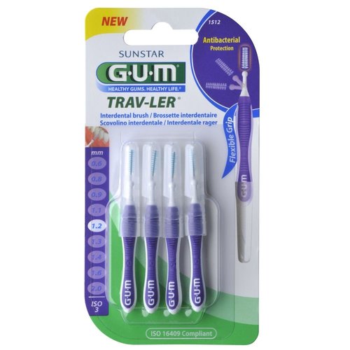 GUM Trav-Ler Ragers | 1.2 | Paars | 4 stuks