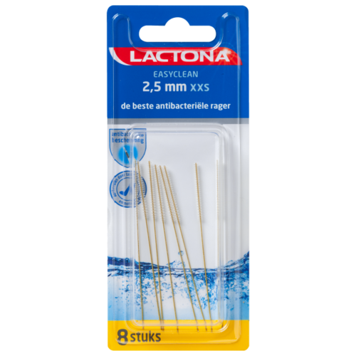 Lactona Lactona Easyclean XXS | 2.5 mm - 8 stuks