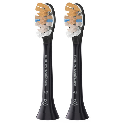 Philips Sonicare A3 Premium All-in-one Opzetborstels | Zwart| HX9092/11 | 2 stuks