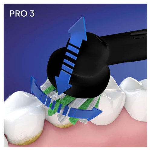 Oral-B Oral-B Pro 3 3000 Elektrische Tandenborstel | Sensitive Clean | Zwart