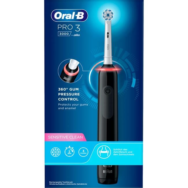 Oral-B Pro 3 3000 Elektrische Tandenborstel | Sensitive Clean