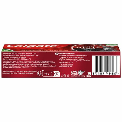 Colgate Max White Charcoal Tandpasta | 75 ml