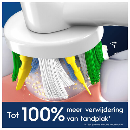 Oral-B Pro Floss Action Opzetborstels Wit | 4 stuks