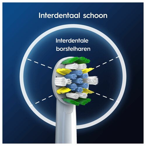 Oral-B Pro Floss Action Opzetborstels Wit | 4 stuks
