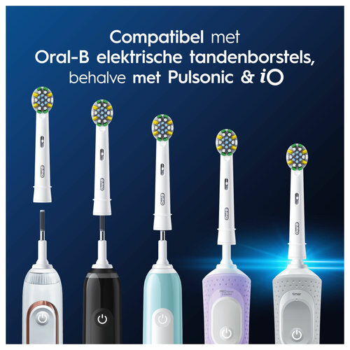 Oral-B Pro Floss Action Opzetborstels Wit | 4 stuks