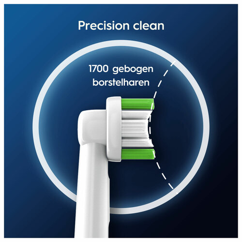 Oral-B Pro Precision Clean Opzetborstels | Wit | 6 stuks