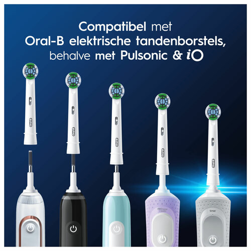 Oral-B Pro Precision Clean Opzetborstels | Wit | 6 stuks