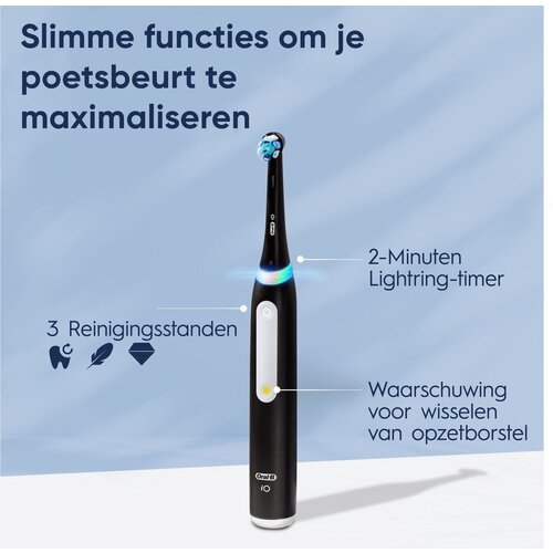 Oral-B iO 3 Elektrische Tandenborstel | Zwart | 1 stuk
