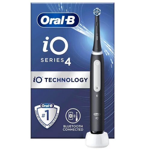 Oral-B iO 4 Elektrische Tandenborstel | Zwart | 1 stuk