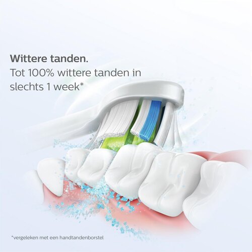 Philips Sonicare W2 Optimal White Opzetborstels | Wit | HX6064/10 | 4 stuks