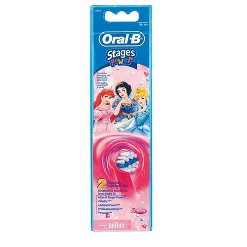Oral-B Oral-B Stages Opzetborstels | Princess | 2 stuks