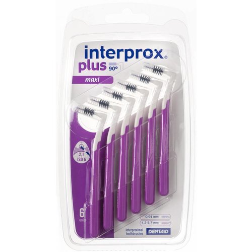 Interprox Interprox Plus Ragers | Maxi | 4,2 - 5,7mm | Paars | 6 stuks