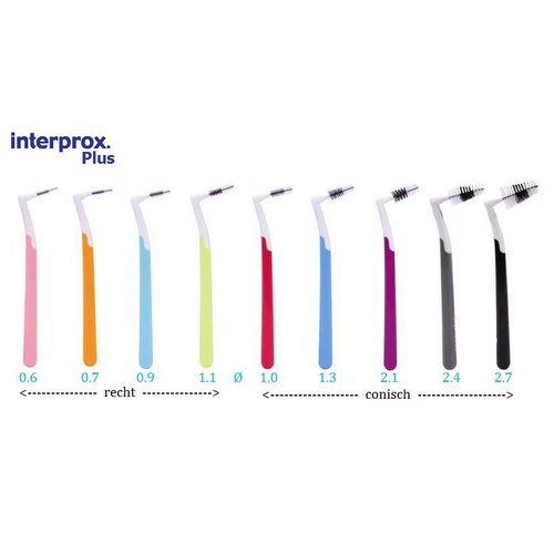 Interprox Interprox Plus Ragers | XX-Maxi | 6 - 11mm | Zwart | 4 stuks