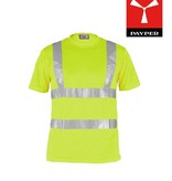 Payper Avenue fluogelb- T-Shirt mit Reflexstreifen