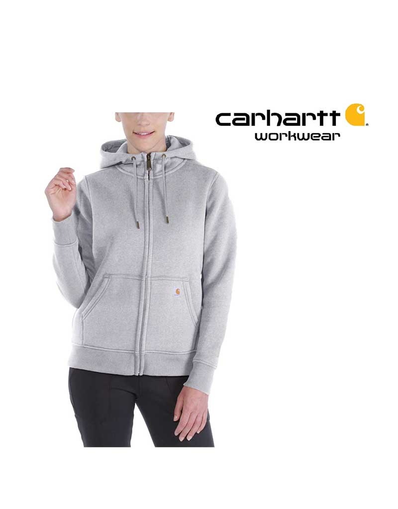 Carhartt Kleider 102788.058 Damen-Hoodie Regular Fit (Carhartt Relaxed Fit) mit Reißverschluss