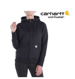 Carhartt Kleider 102788.001 Damen-Hoodie Regular Fit (Carhartt Relaxed Fit) mit Reißverschluss