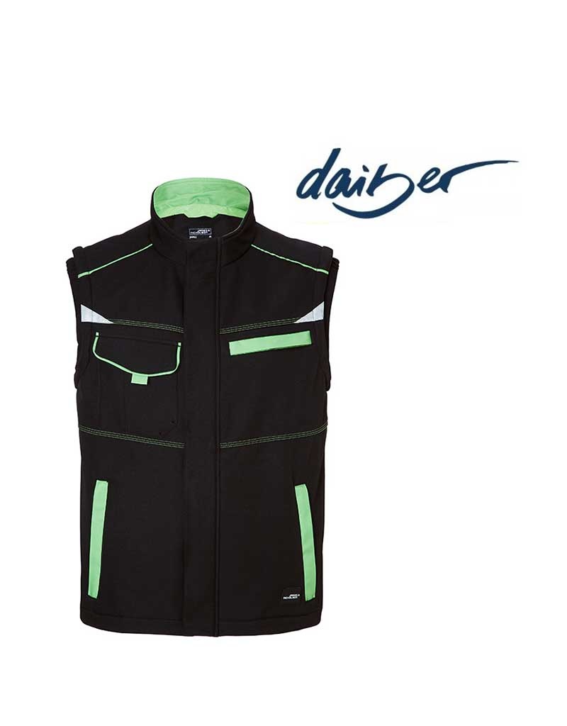 James Nicholson Workwear Softshell Vest