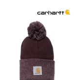 Carhartt Kleider 102240.643 - Carharttt Damen Strickmütze  - weinrot