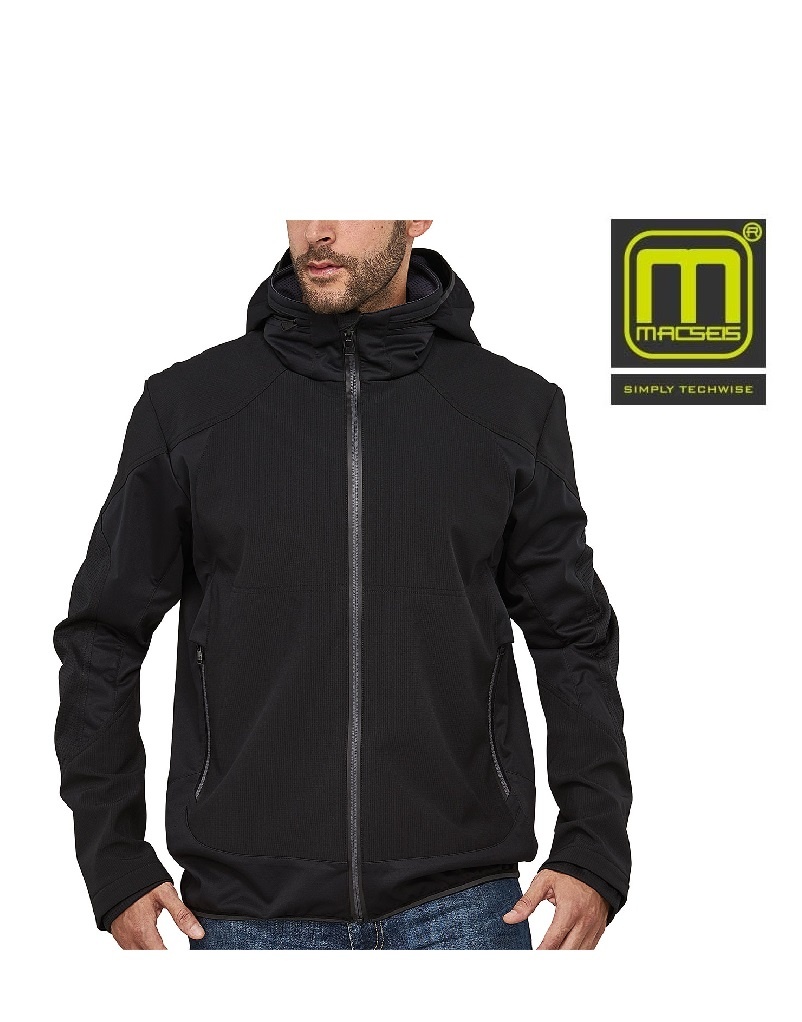 Macseis MS40001 schwarz AV - Softshelljacke von Macseis