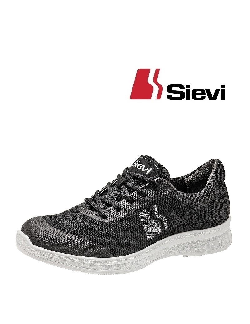 Sievi – Marke für Profis 12192 Schwarz 02 - Sievi Fly - Berufsschuh, Zertifiziert für orthopädische Einlegesohlen nach DGUV.