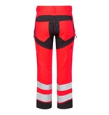 Engel Workwear - Arbeitskleidung für Profis FE2544.4720 K.S - Hose, EN 20741 Klass 2, Leuchtrot mit Schwarz