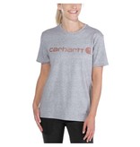 Carhartt Kleider 103592.034 T-shirt, Damen, Kurzarm , Grau, Print von Carhartt