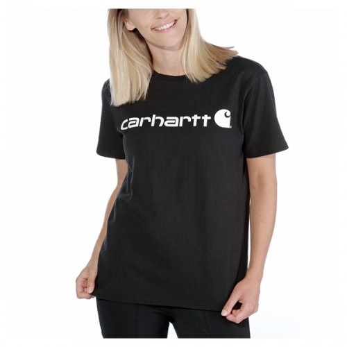 Carhartt Kleider 103592.001 T-shirt, Damen, Kurzarm , Schwarz, Print von Carhartt - Copy