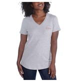 Carhartt Kleider 104227.HGY LOCKHART GRAPHIC V-NECK T-SHIRT