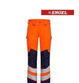 Engel Workwear - Arbeitskleidung für Profis FE2544.10165.S.K- Hose, EN 20741 Klass 2, Orange - Navy