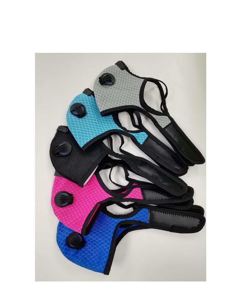 Sportmaske Mit Zuluft Und Abluftventil Und Anti Pollution Filter Schuhbus Ch