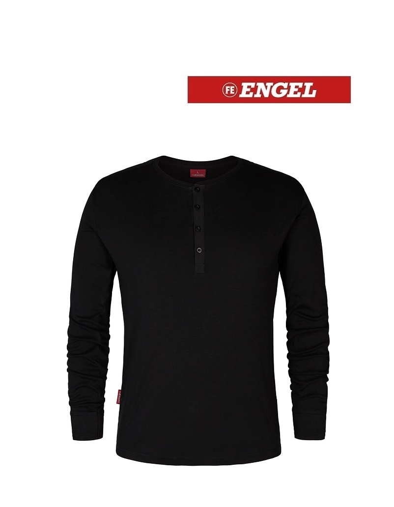 Engel Workwear - Arbeitskleidung für Profis FE9257.20 - Langärmliges T-Shirt schwarz von ENGEL - Copy