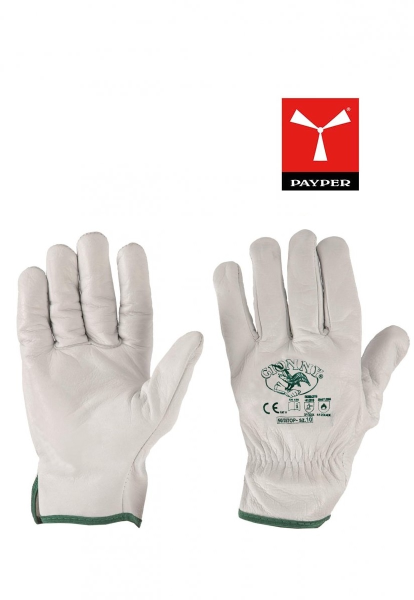 Payper Pilot 55Top - Handschuhe Leder weiss von Payper