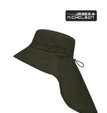 James Nicholson MB6242 olive Funktionaler Hut mit extra langem Nackenschutz