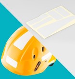 Rock Helmets AD 51B Reflektierende Sticker für alle Dynamo Helme von Rock Helmets - Copy