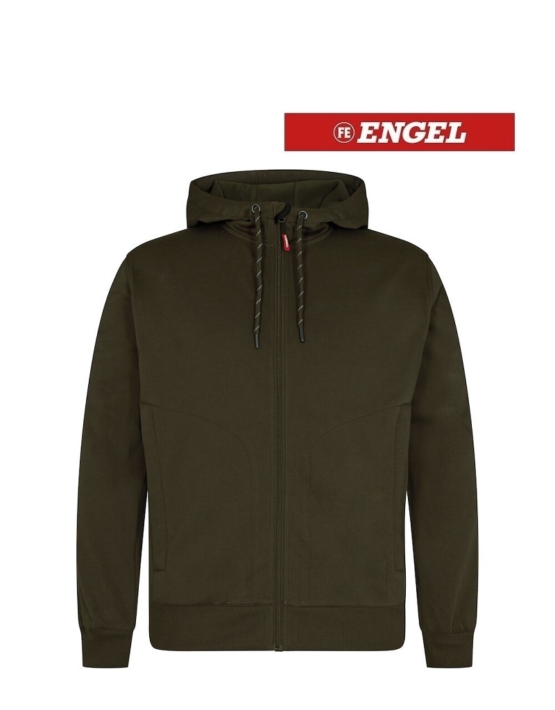 Engel Workwear - Arbeitskleidung für Profis FE8019.53.S.K- Allwetter-Cardigan - Grün (Forest Green)